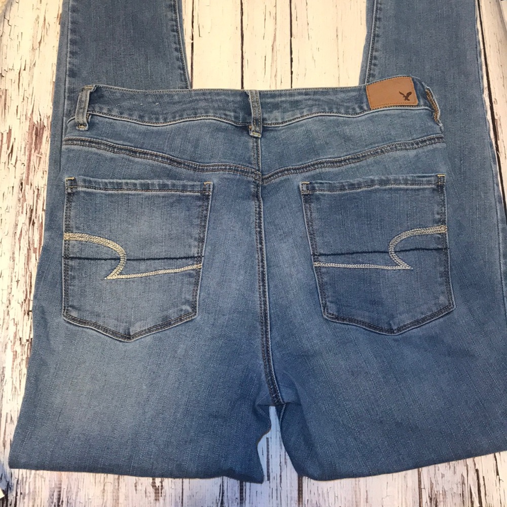 American Eagle Hi-Rise jegging light wash (skinny)